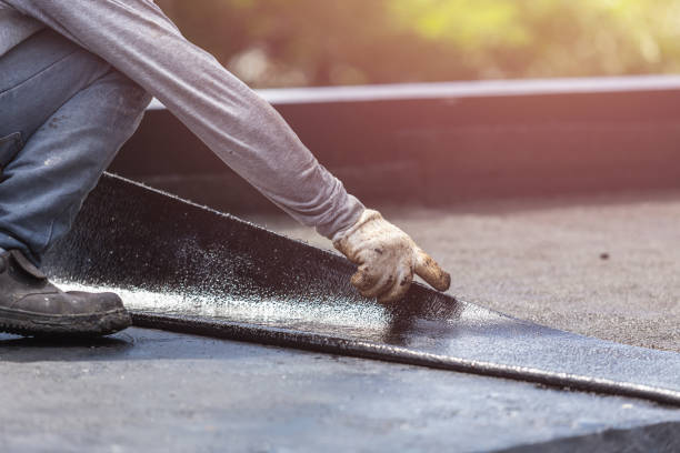Professional Emergency Waterproofing technician working in Weyauwega, WI